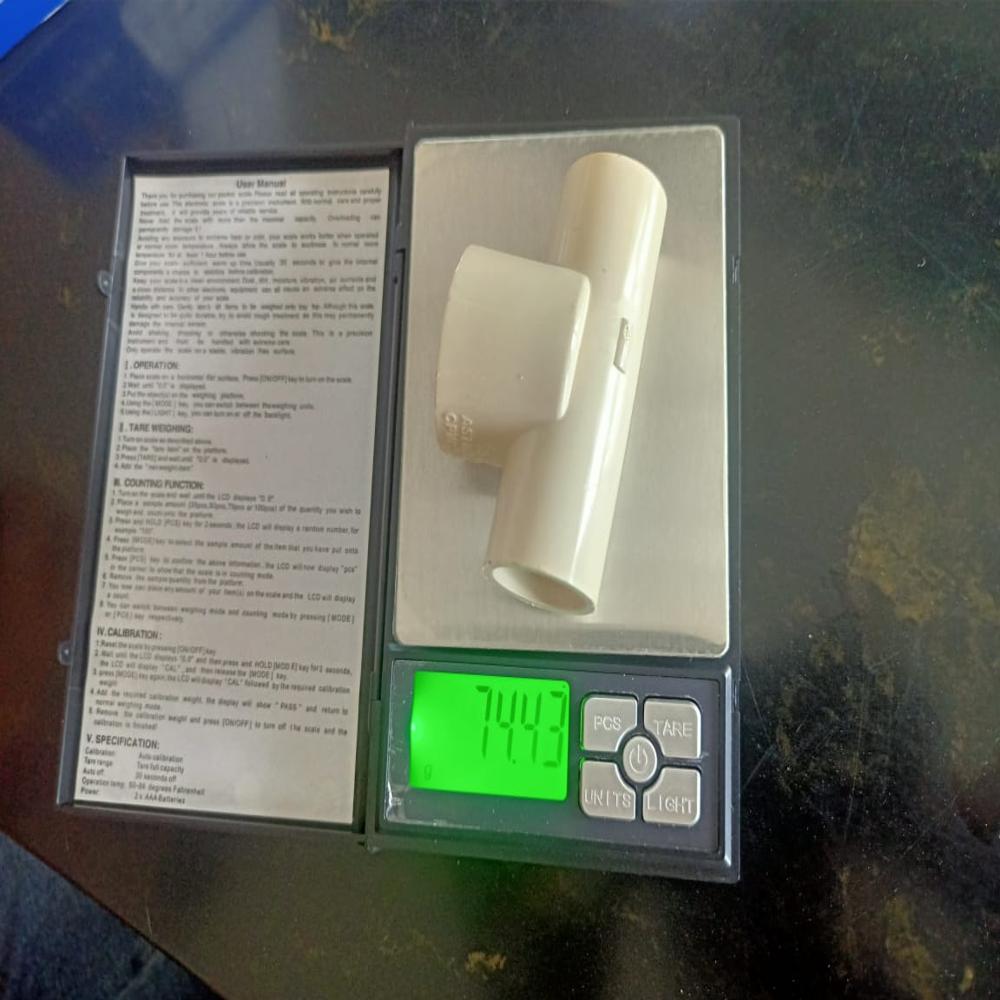 CPVC BRASS CONCEALED TEE