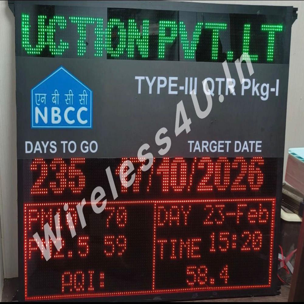 Air Quality Display and Digital Countdown Timer