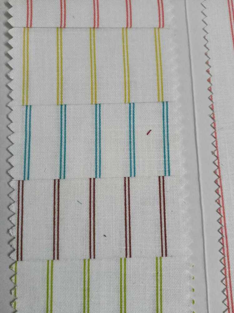 linen cotton stripes fabrics