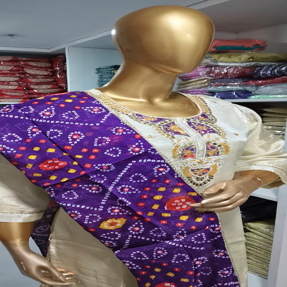 TISSU HAND WORK BANDEJ DUPAATA