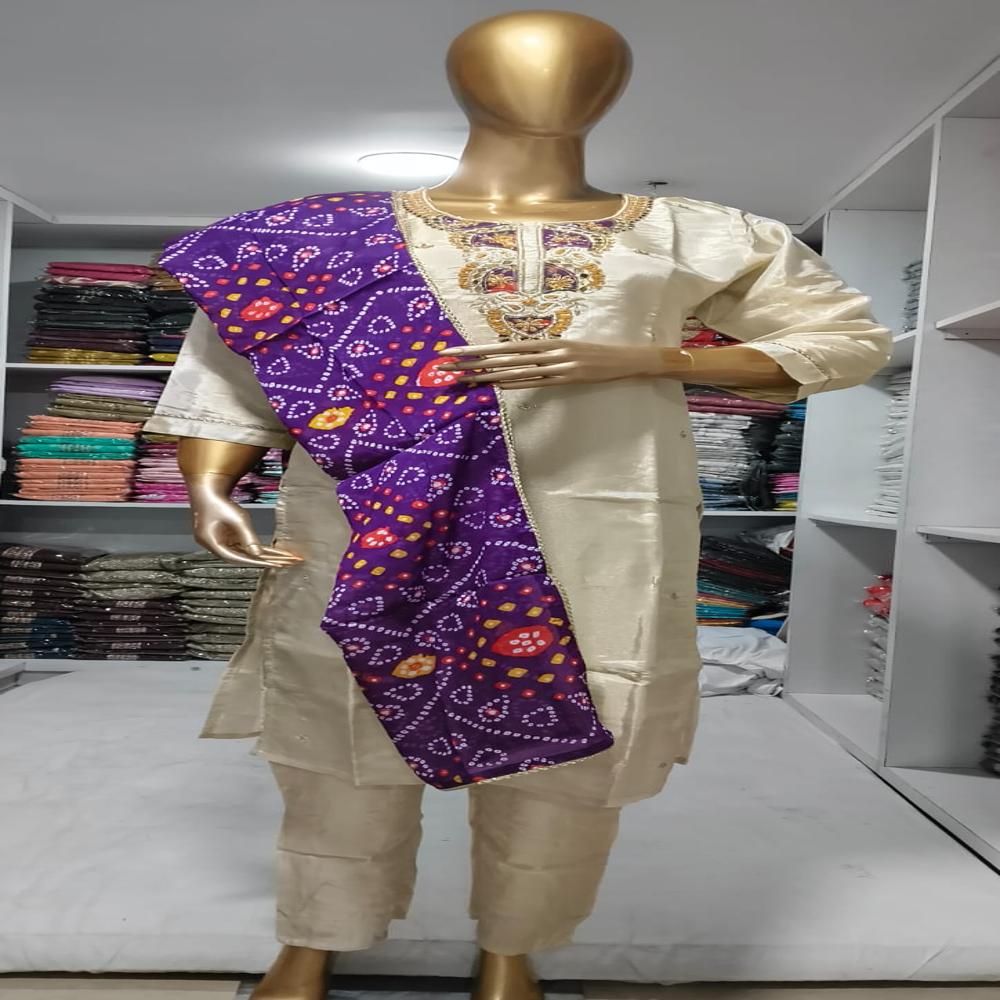 TISSU HAND WORK BANDEJ DUPAATA