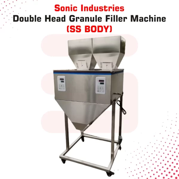 2 head 10 to 1000 grams granule filling machine