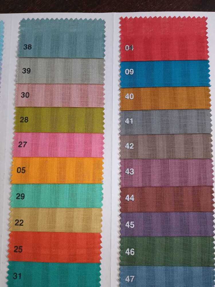 slub cotton stripes fabric