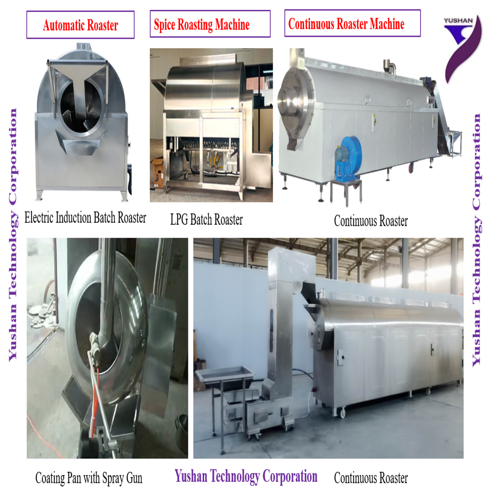 Batch Roaster - Capacity: 200 Kg/hr