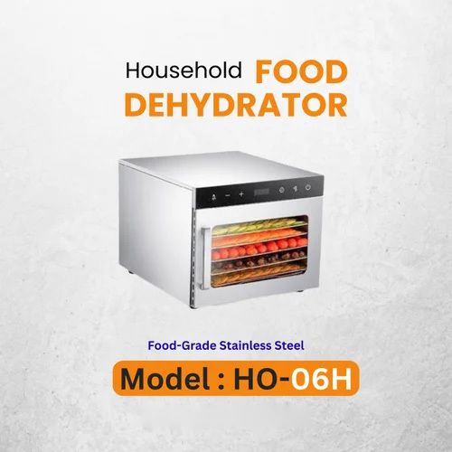 HeatOnn 6 Tray Stainless Steel Electric Food Dehydrator Machine