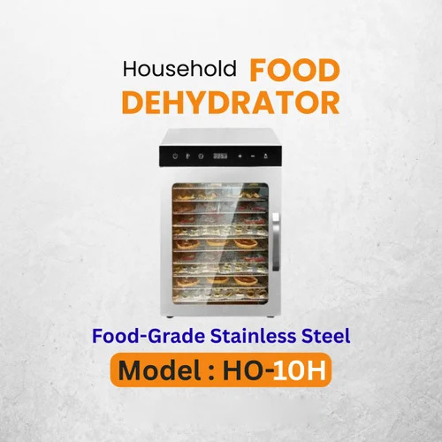 HeatOnn 10 Tray Stainless Steel Electric Food Dehydrator Household Dryer Machine