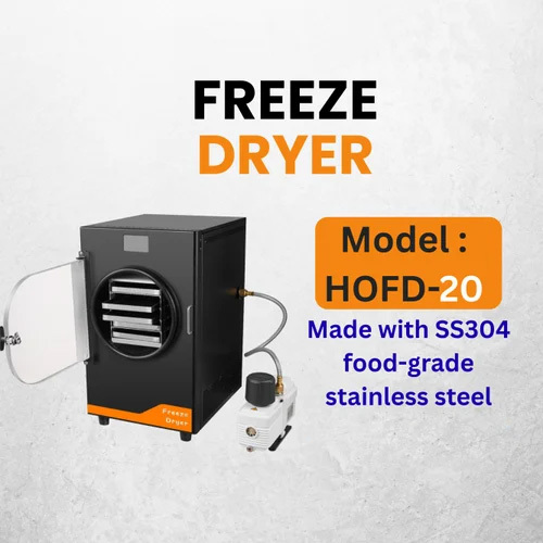HOFD20 Food Lyophilizer Commercial Vacuum Freeze Dryer Machine