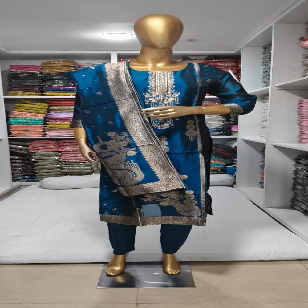 VISCOSH JAIKAT HAND WORK 3 PCS