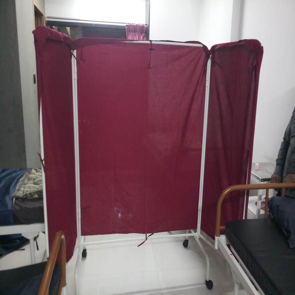 3 Fold Screen - Color: Green