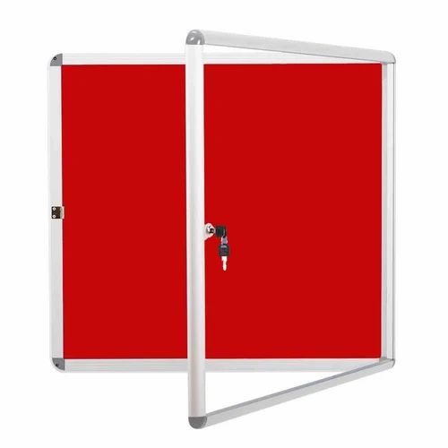 Notice Board With Door Lock