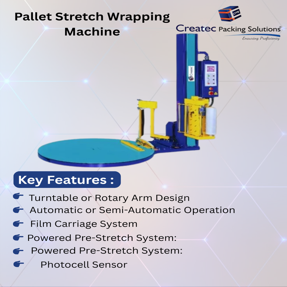 Pallet Stretch Wrapping Machine - Automatic Grade: Automatic
