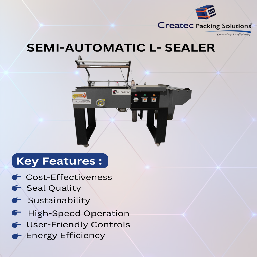 Semi Automatic L Sealer - Accuracy: 100 %