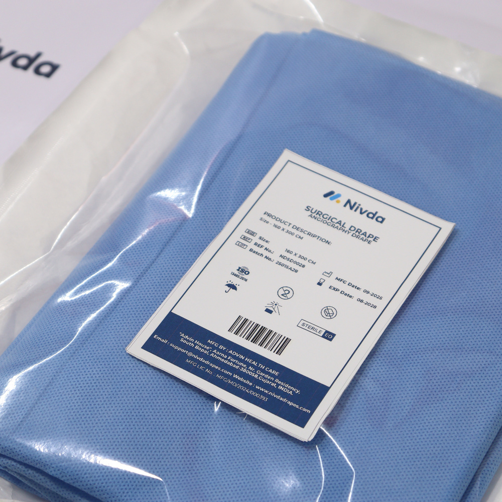 Patient Cover Drape - Color: Blue (Standard)