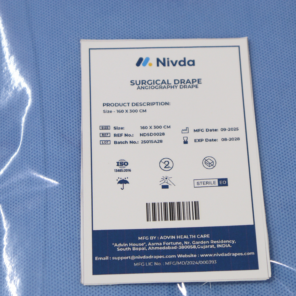 Patient Cover Drape - Color: Blue (Standard)