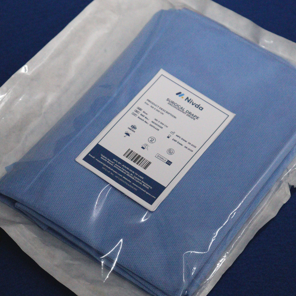 Patient Cover Drape - Color: Blue (Standard)