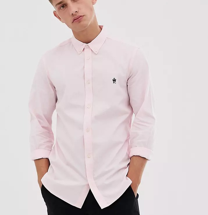 M11545 French Connection Mens Oxford Woven Shirts - Color: Multi