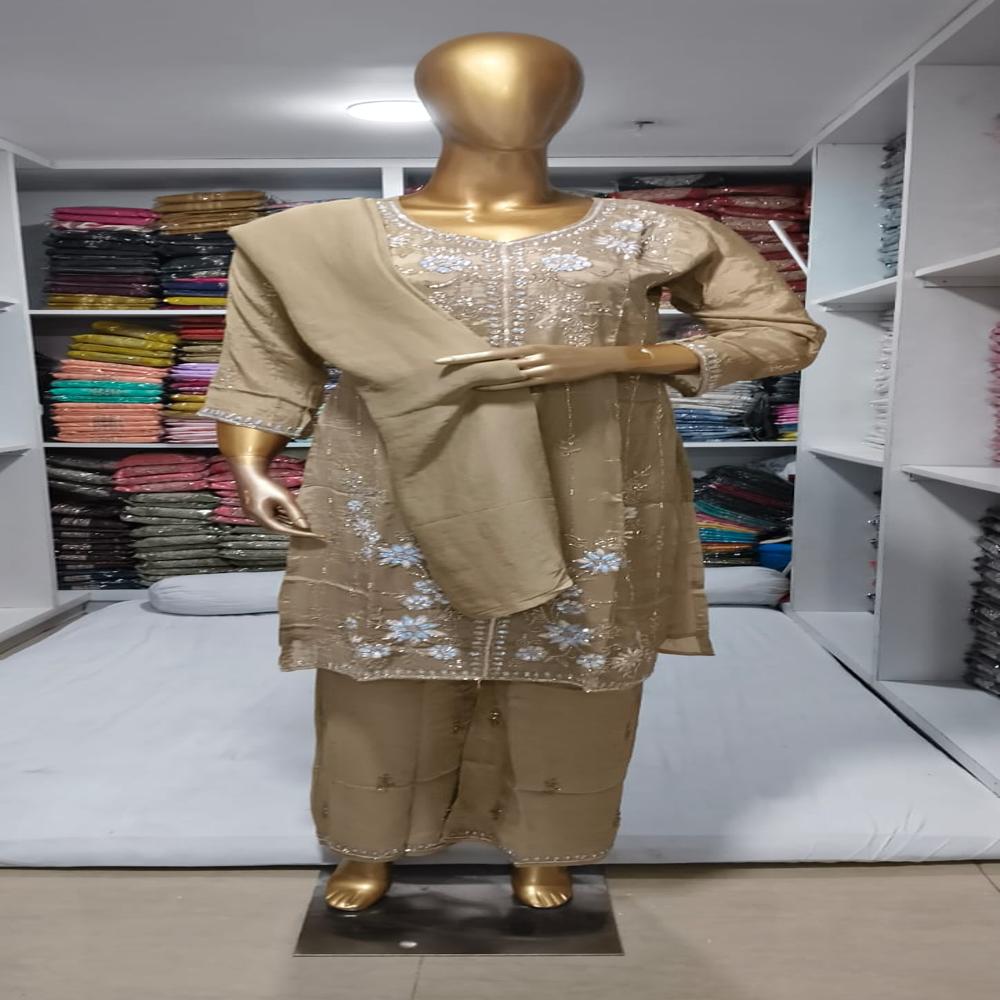 Chinon Hand Work 3 Pcs - Bust Size: 38