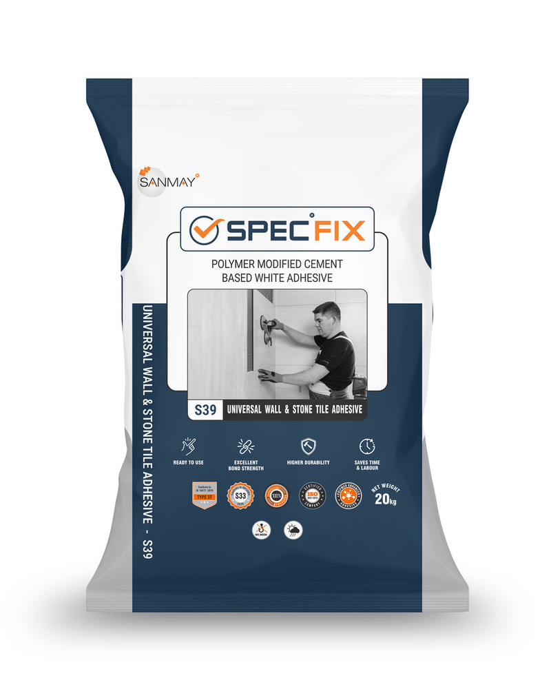 20kg S39 यूनिवर्सल वॉल और स्टोन टाइल चिपकाने वाला