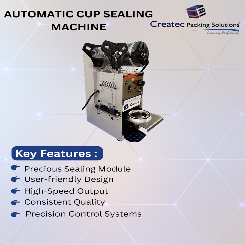 Automatic Cup Sealing Machine - Accuracy: 100  %
