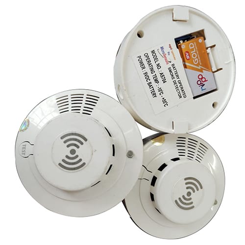 Wireless Battery Operated Smoke Detector