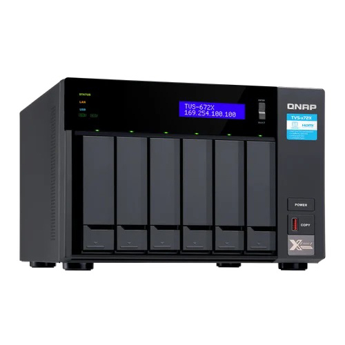 QNAP TVS 672X I3 8G Network Attached Storage