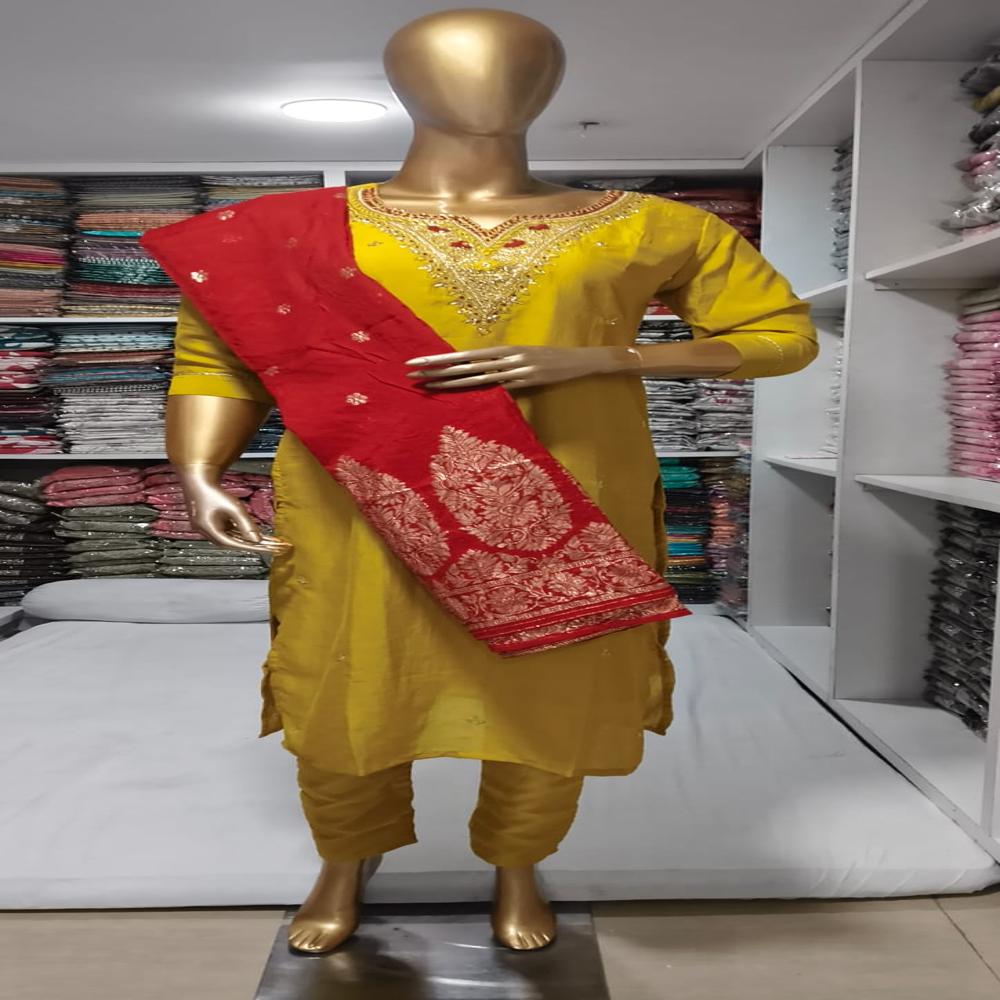 VICHITRA SILK HAND WORK