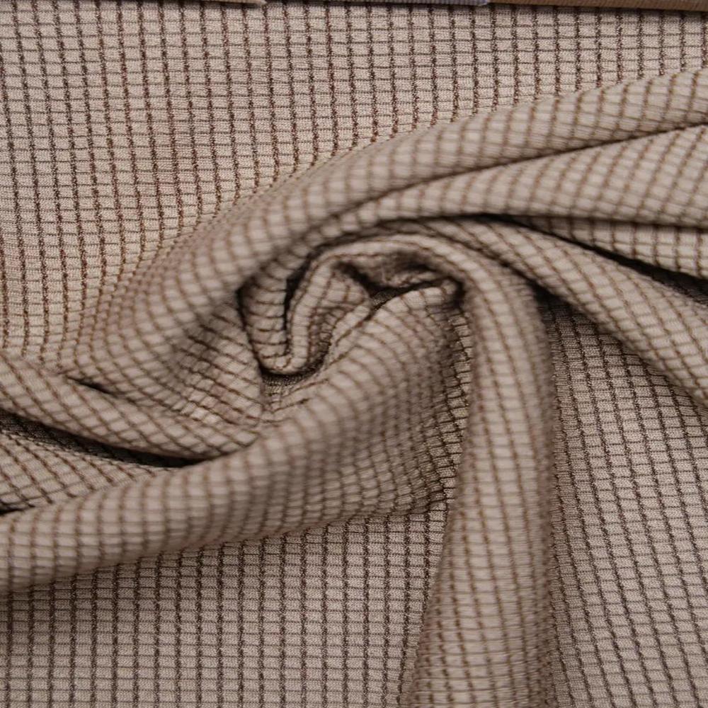 Bright Checks Polyester Lycra