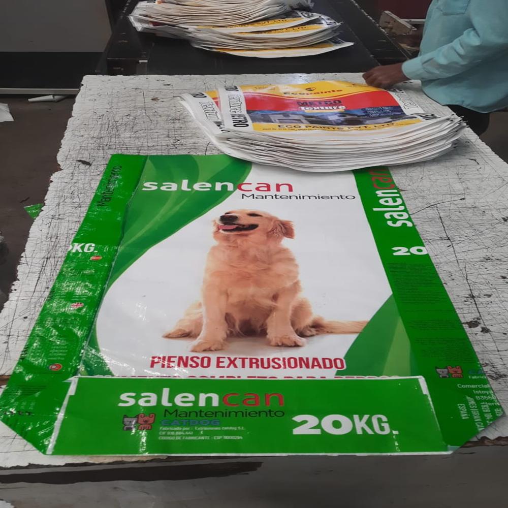 Block Bottom Bopp Bag