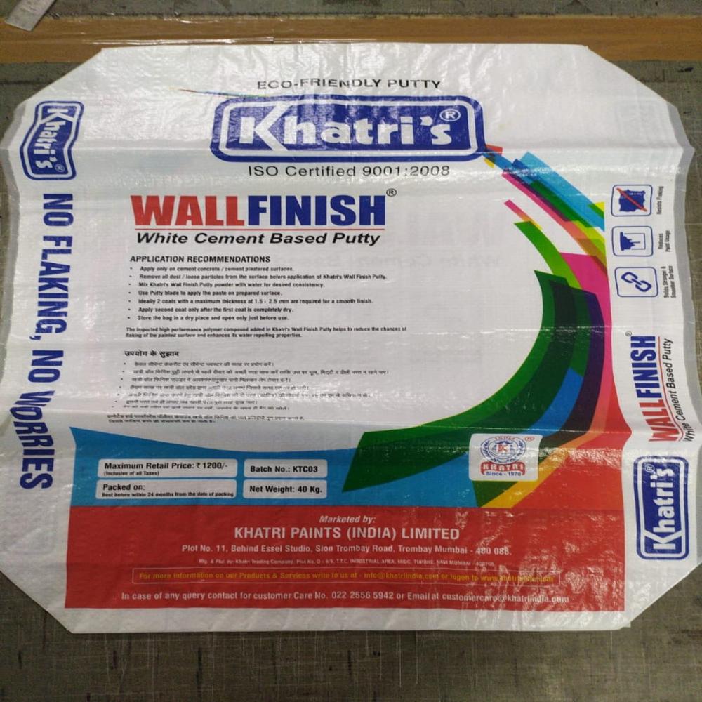 Block Bottom Bopp Bag