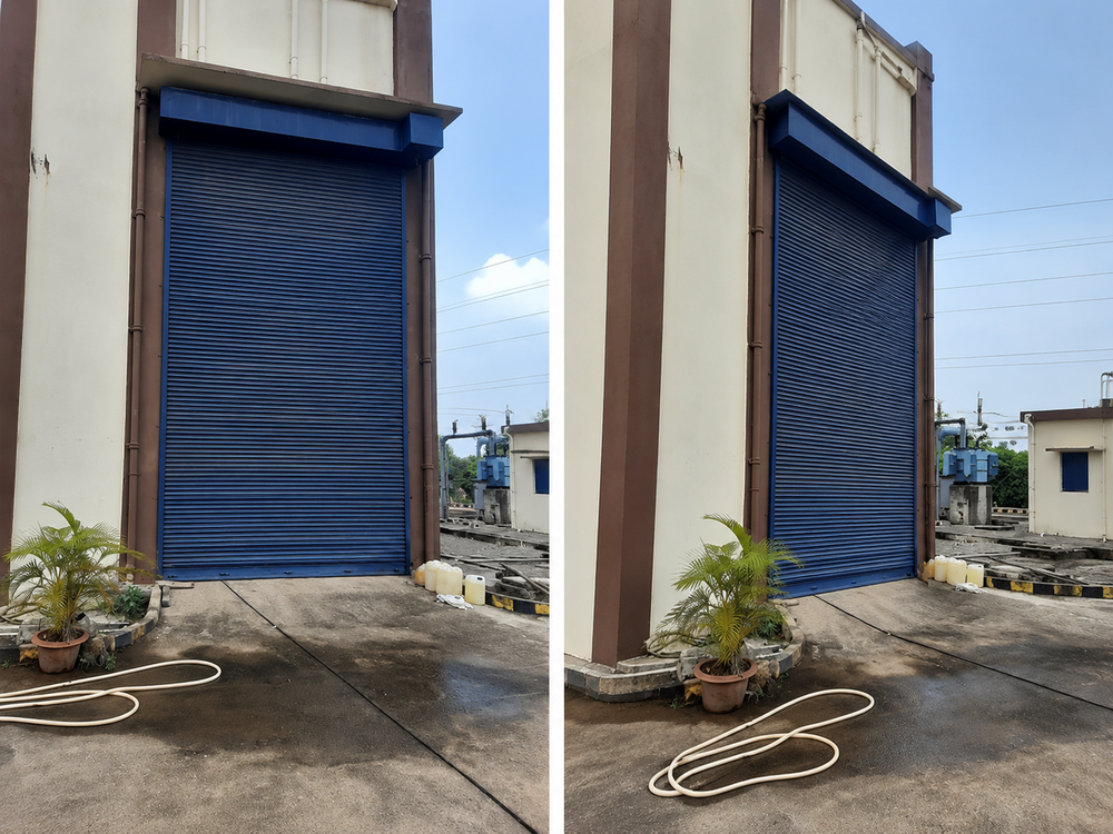 Automatic Rolling Shutters For Shops - Color: Painted