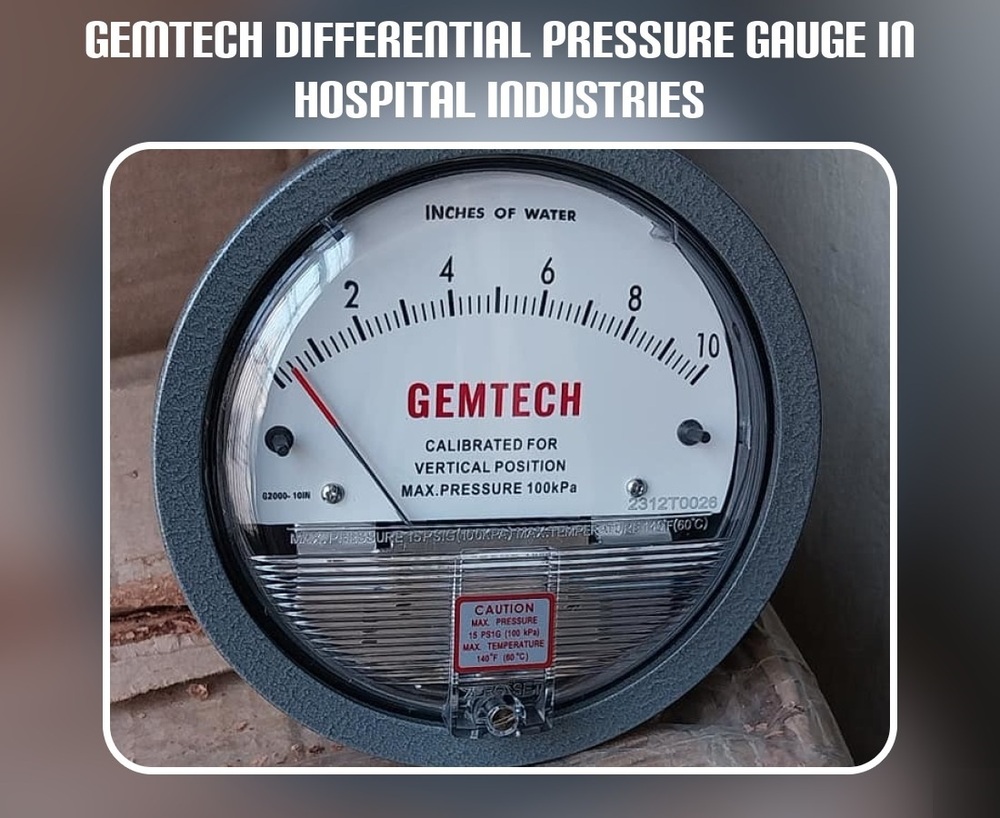 TRUSTED SELLER GEMTECH DIFFERENTIAL PRESSURE GAUGE