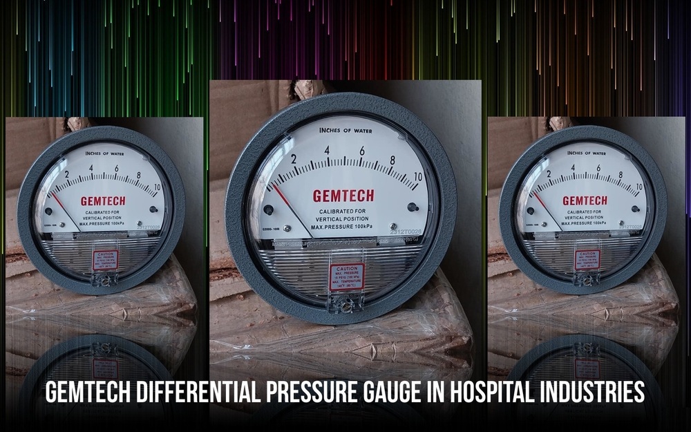TRUSTED SELLER GEMTECH DIFFERENTIAL PRESSURE GAUGE