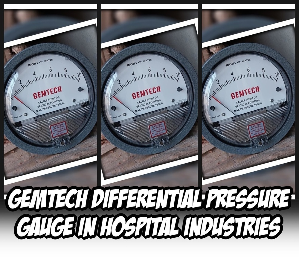 TRUSTED SELLER GEMTECH DIFFERENTIAL PRESSURE GAUGE