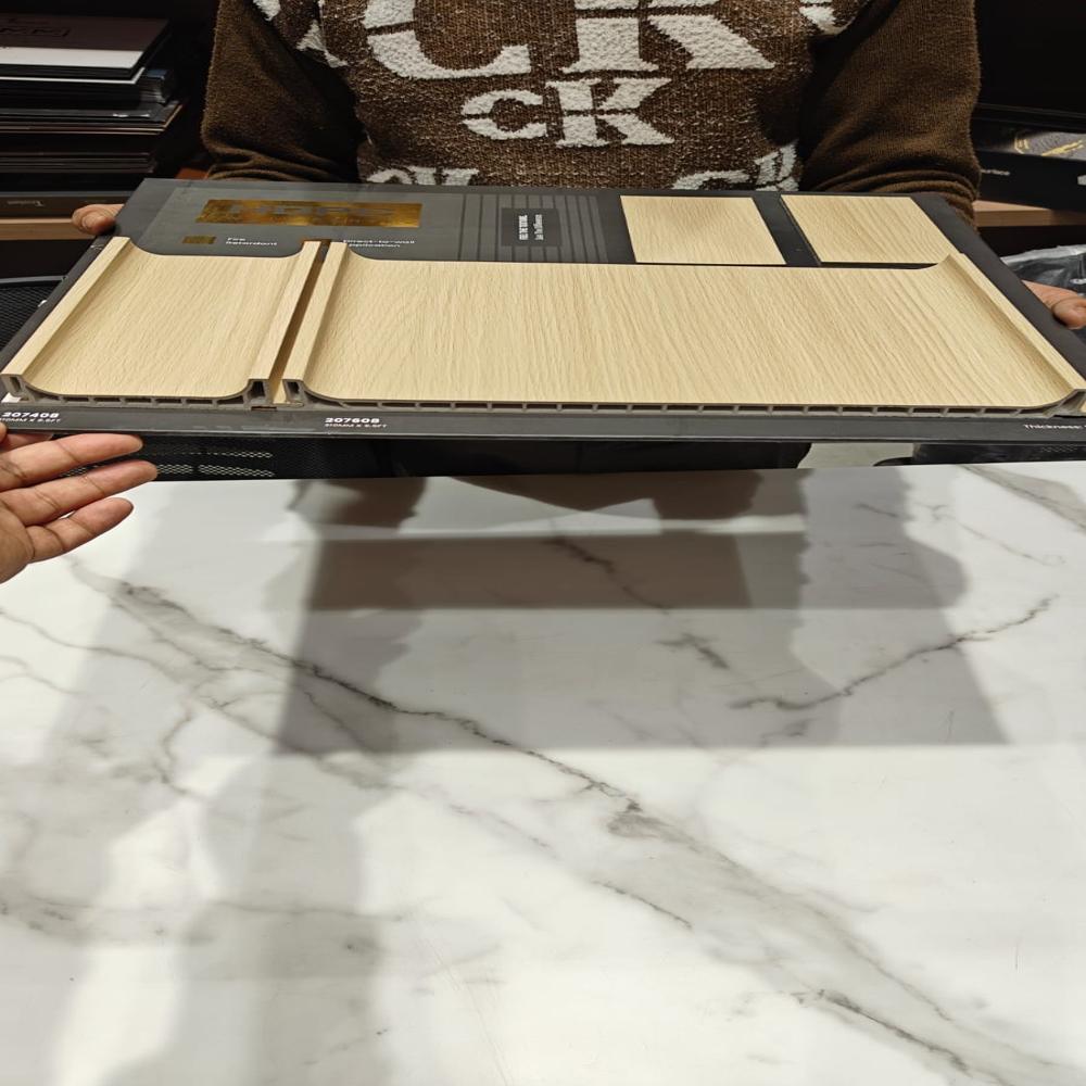 HDPC Wall Panels with Bamboo Charcoal Finish | Stylish Interior Wall Cladding