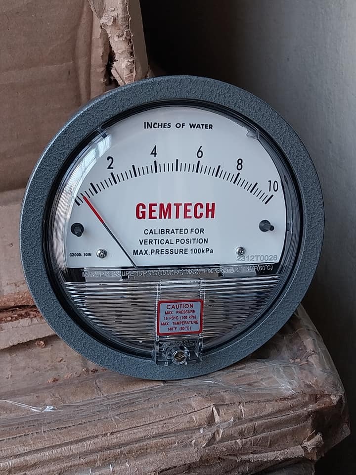 CATEGORY LEDER GEMTECH DIFFERENTIAL PRESSURE GAUGE