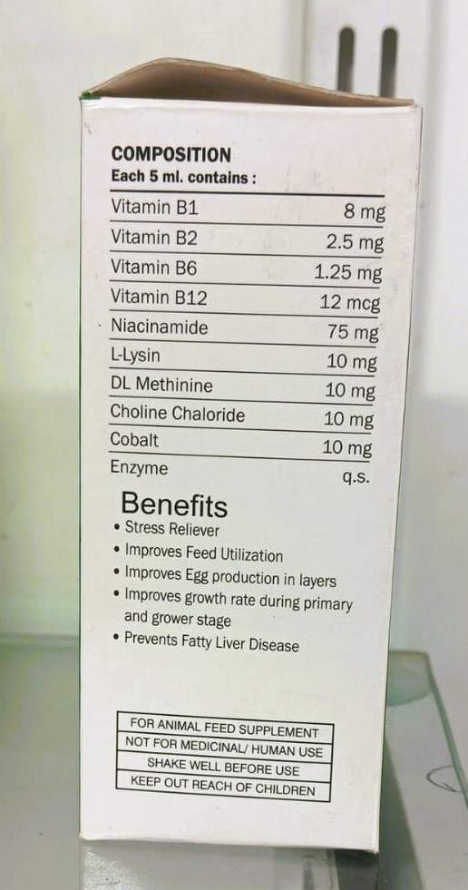 Vitamin B Complex - Ingredients: Solution Compound
