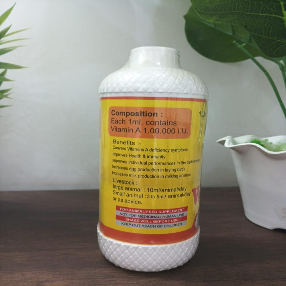 Vitamin A Supplement For Animals - Ingredients: Solution Compound