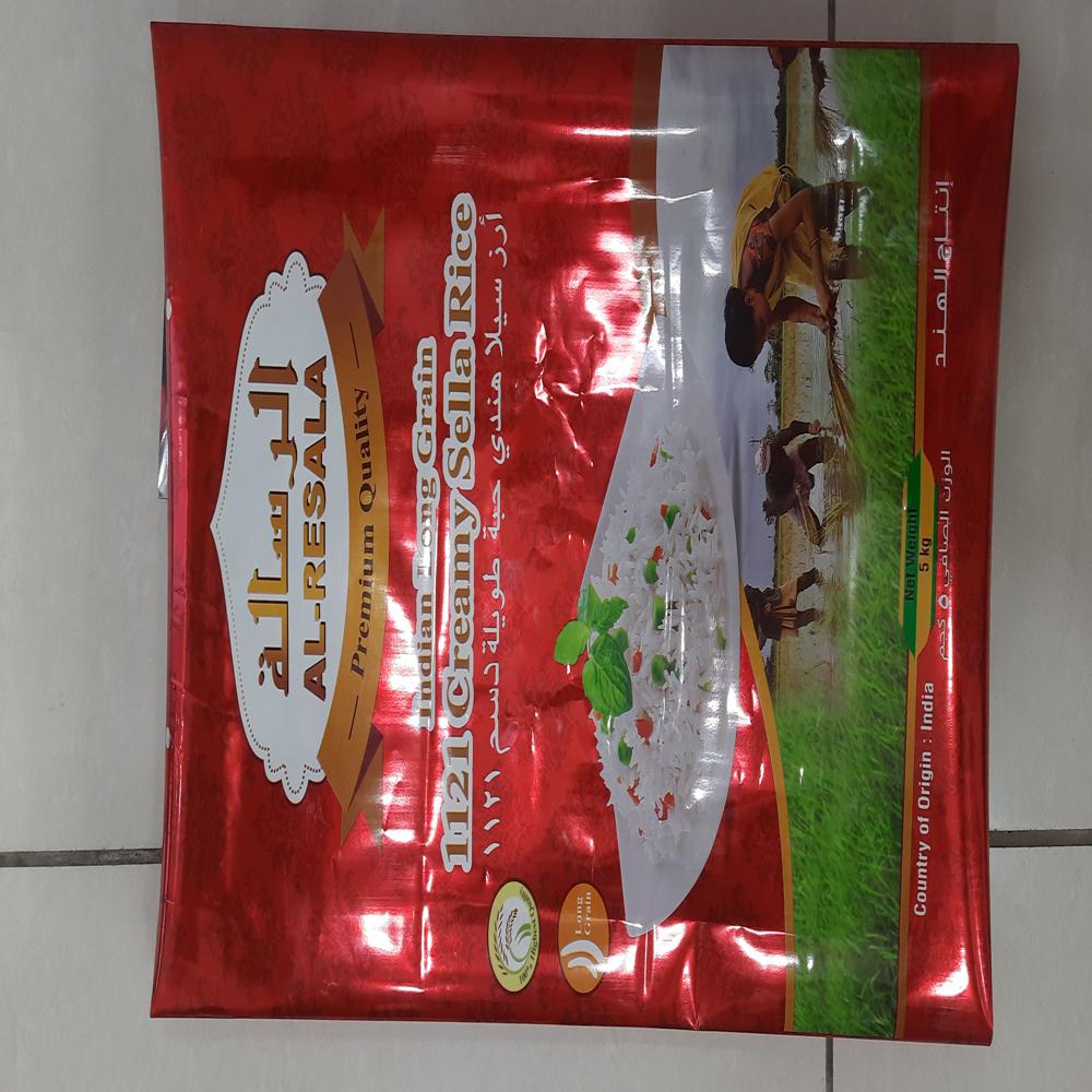 Printed Rice Packaging Pouch - Coating Type: Solvent Less (nco-oh)