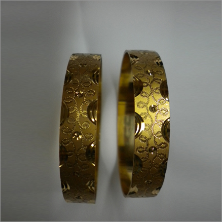 Imitation Metal Bangles - Metal Alloy, 60-70 mm Diameter, 10 mm Width, Gold Color , Beautiful Patterns, Long Lasting Shine, Durable Finish
