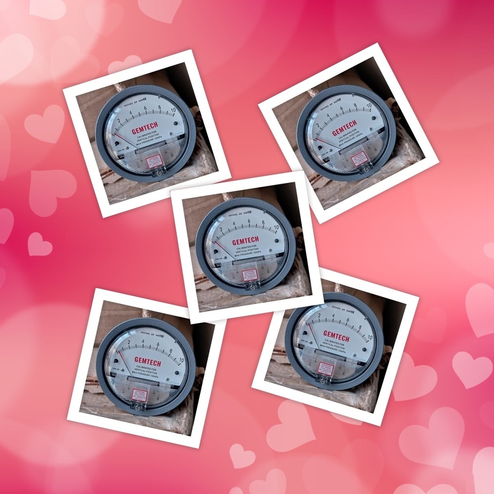 PREMIUM SELLER GEMTECH DIFFERENTIAL PRESSURE GAUGE