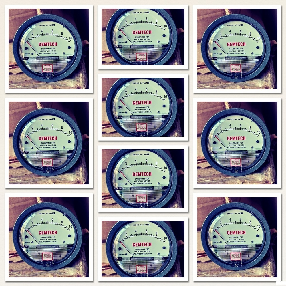 PREMIUM SELLER GEMTECH DIFFERENTIAL PRESSURE GAUGE