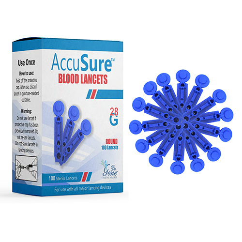 AccuSure ब्लड लैंसेट 28G साहित्य