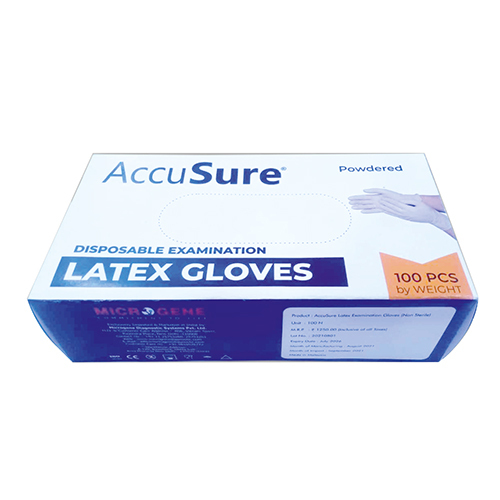 AccuSure Latex Examination Gloves