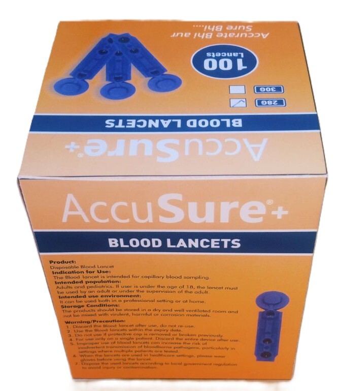 AccuSure + Sterile Twist Blood Lancet