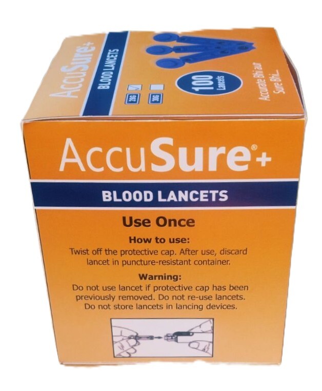 AccuSure + Sterile Twist Blood Lancet