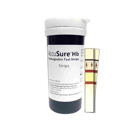 AccuSure HB-101 Hemoglobin Analyzer And Strips