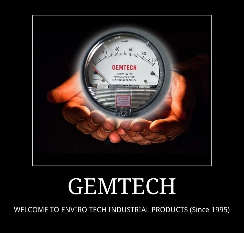 SUPER SELLER GEMTECH  DIFFERENTIAL PRESSURE GAUGE