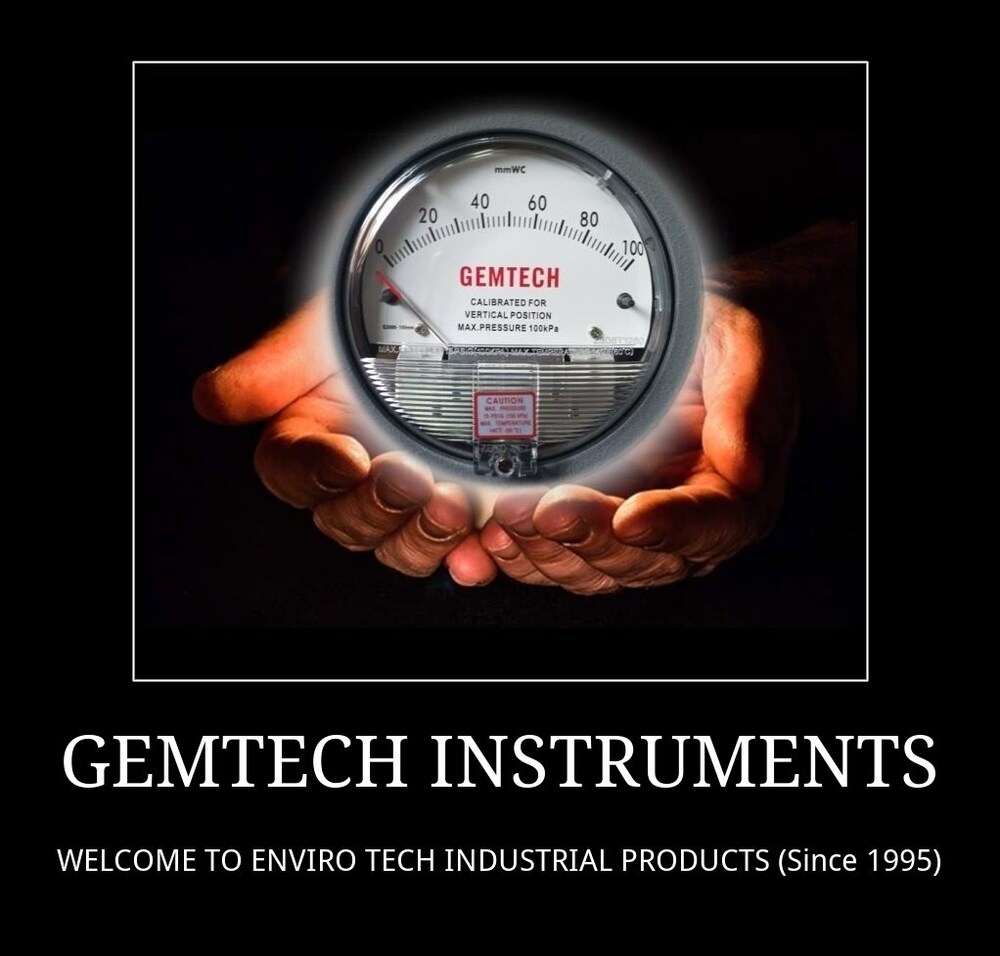 SUPER SELLER GEMTECH  DIFFERENTIAL PRESSURE GAUGE