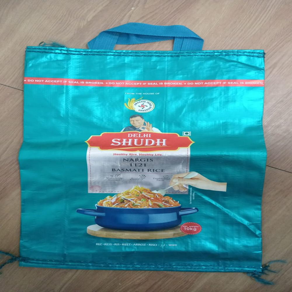 Metallic Bopp Handle Bag