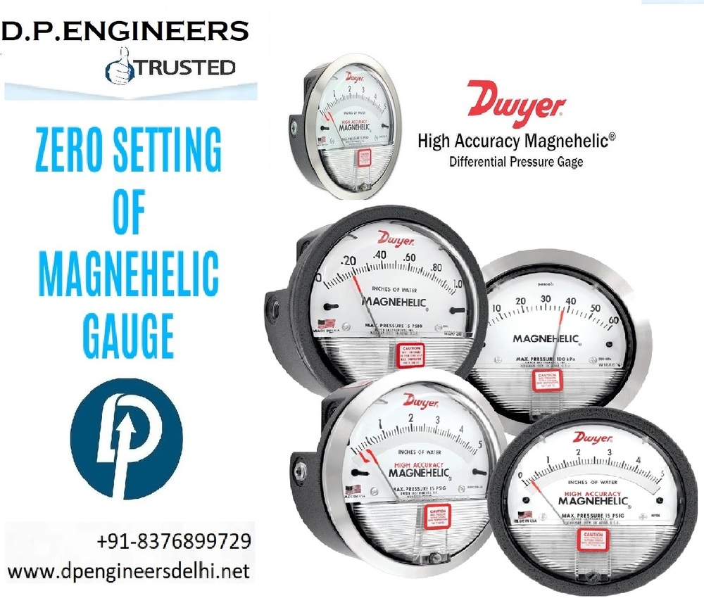 PREMIUM SELLER DWYER - MAGNEHELIC DIFFERENTIAL PRESSURE GAUGE -DP ENGINEERS